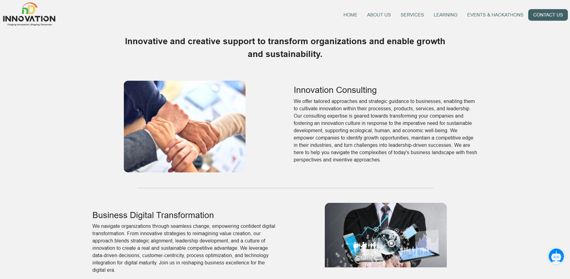 Services Page